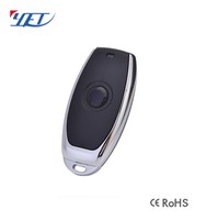 Télécommande universelle YET027 à code tournant pour porte de garage 433 MHz, en métal, 1/2/3/4 boutons, étanche avec indicateur LED pour volet roulant