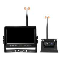 ZYX Offre Spéciale sans fil Wifi numérique Split 7 pouces AHD Vision nocturne vue arrière caméra de recul moniteur pour Bus voiture RV remorque