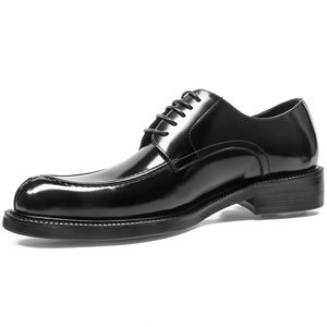 Nouvelles Chaussures en Cuir pour Hommes de Haute Qualité 2026 - Meilleures Ventes - Chaussures Derby à Bout Rond Tendance pour Tenues Formelles et Décontractées - Product Image 1
