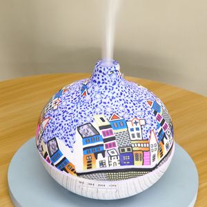 Nouvelle arrivée Creative nouvel humidificateur ultrasonique sept couleurs de la ville européenne - Product Image 1