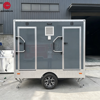 Cogsun Petites remorques sanitaires 2 postes de toilette Luxe VIP Remorque WC mobile portable