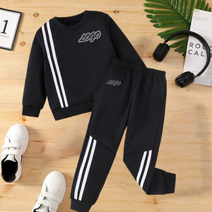 <span class=keywords><strong>Abbigliamento</strong></span> Casual per Bambini con Stampe di Personaggi, Set 2 Pezzi con Maniche Lunghe e Pantaloni Personalizzabili - Product Image 1