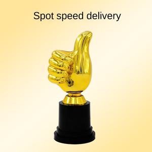 Пластиковый мини-трофей с золотым покрытием, оптовая продажа из Китая, для детских танцевальных соревнований, памятные сувениры для выставок и промоакций - Product Image 5