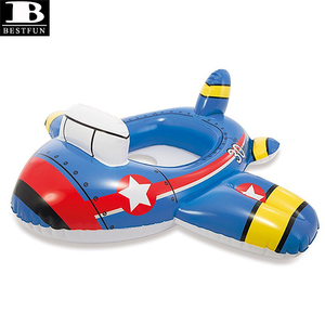 Flotador inflable de PVC grueso para niños, asiento de anillo de natación duradero, crucero, avión, piscina, tubo de natación - Product Image 2