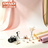 Toile de fond en papier sans couture de grande taille 2,72 m x 11 m, couleur unie, pour la photographie de mariage, accessoires de studio