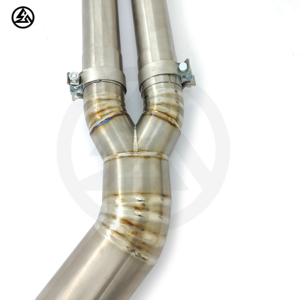Tubo Intermedio Único de <span class=keywords><strong>Titanio</strong></span> de Alta Calidad CSZ de 101 mm para BMW M3 G80 M4 G82 M2 G87 S58 3.0T, Tubo Intermedio Recto para Escape de Carreras - Product Image 4