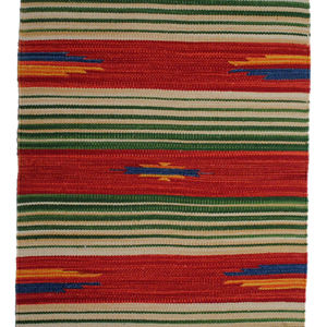 Tapis d'intérieur moderne réversible lavable en coton de qualité supérieure, fait à la main, pour les voyages et l'usage domestique - Product Image 1