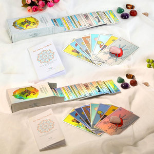 Jeu <span class=keywords><strong>de</strong></span> <span class=keywords><strong>cartes</strong></span> <span class=keywords><strong>de</strong></span> tarot holographiques MagicSeer Rainbow avec guide pour débutants - Product Image 3