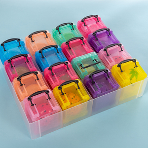 Wholesale Household Mini Plastic Storage <strong>Boxes</strong>, <strong>Container</strong> <strong>Boxes</strong> with Closed Buttons, Storage <strong>Boxes</strong> with Closed LIDS - Product Image 6