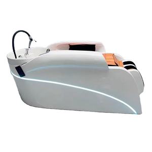 Cama de Masaje Eléctrica para Lavado de Cabello, Estilo Tailandés, con Circulación de Agua y Calentador Integrado, Especial para Salones de Belleza - Product Image 4