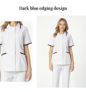 OEM ODM Customized Women's Short Sleeve <b>Scrub</b> <b>Set</b> Nurse <b>Scrubs</b> Uniforms <b>Sets</b> - Product Image 3