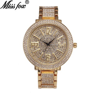 Reloj de Aleación con Diamantes Incrustados y Esfera Grande para Hombre, Elegante y Lleno de Diamantes. - Product Image 5