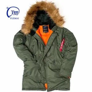 N3B pelliccia con cappuccio spessa calda <span class=keywords><strong>parka</strong></span> di sicurezza invernale da <span class=keywords><strong>uomo</strong></span> cappotto invernale russo piumino invernale da <span class=keywords><strong>uomo</strong></span> <span class=keywords><strong>Parka</strong></span> lungo - Product Image 1
