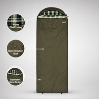 Sac de couchage imperméable à capuche de style enveloppe camouflage de haute qualité et à bas prix Forjoy, sac de couchage chaud pour la randonnée en plein air