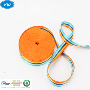Cinta de Polipropileno Arcoíris de 38 mm de Primera Calidad Personalizada al por Mayor para Correas de Equipaje, Mochilas y Correas para Mascotas, Certificada por Oeko-Tex, de 0.3-4.0 mm - Product Image 4