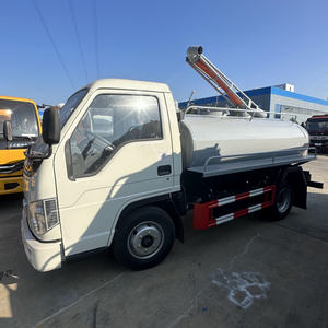 Camion de drainage des eaux usées de 5000 litres, camion de nettoyage des égouts, camion de vidange par aspiration, camion de nettoyage des fosses septiques, camion de nettoyage des canalisations - Product Image 1