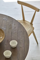 Ensemble de table à manger en bois de pin rustique recyclé Mobilier naturel pour cuisine Villa pour salle à manger ou Mesa