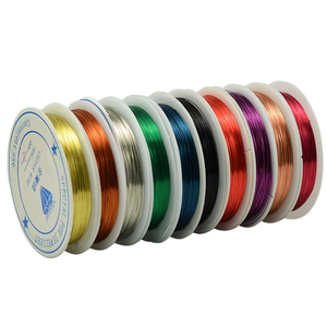 Kawat Tembaga Berbagai Ukuran dan Warna untuk Pembuatan Perhiasan, Kawat untuk Manik-manik Kaca, untuk Pembuatan Gelang, Kerajinan DIY, Grosir - Product Image 3