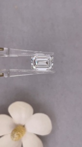 Diamante de Laboratorio Certificado por IGI, Color DE, Claridad VVS2 VS1, Corte Esmeralda, Forma Elegante, Diamante Cultivado en Laboratorio HPHT CVD para Joyería - Product Image 3