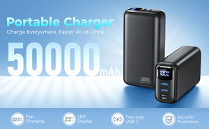 50000 נייד mah p5 בנק כוח 22.5w טעינה מהירה הוביל טעינה אלחוטית טעינה אלחוטית עבור <span class=keywords><strong>iPhone</strong></span> 16/15/14/13 pro אולטרה usb - Product Image 3