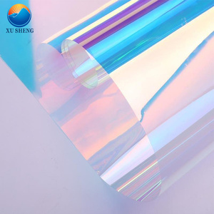 <span class=keywords><strong>Film</strong></span> décoratif <span class=keywords><strong>en</strong></span> <span class=keywords><strong>arc</strong></span>-<span class=keywords><strong>en</strong></span>-<span class=keywords><strong>ciel</strong></span> sous forme de dichroïque, irisé, matériau PET écologique pour fenêtre - Product Image 1