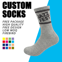 Chaussettes de sport personnalisées en gros, chaussettes de course pour hommes avec logo personnalisé, chaussettes confortables en coton doux de haute qualité