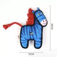 Jouet à mâcher pour chiens en tissu Oxford, nouvelle conception interactive, série mignonne de dessins animés sur le thème de la jungle, durable, anti-ennui