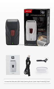 Afeitadora eléctrica LS 2205 para hombre, afeitadora de doble hoja recíproca, afeitadora de cabeza calva, duradera, impermeable, portátil, USB - Product Image 4