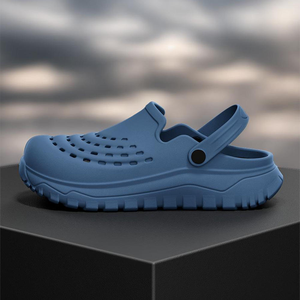 Zuecos de EVA Moldeados en una Sola Pieza para Hombre, Color Crema Blanco, Zapatos de Jardín Acolchados, Antideslizantes, Transpirables, Pantuflas de Trabajo para Interiores y Exteriores - Product Image 6