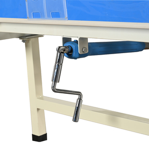 سرير طبي يدوي للمستشفيات مع لوح رأس من البلاستيك ABS وذراع واحد من الفولاذ، من إنتاج مصنع معدات طبية - Product Image 6