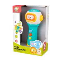 Microphone Jouet Interactif Sonore et Musical en Plastique pour Enfants, Jouet Éducatif Précoce Karaoké Amusant, Vente Chaude