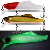 13cm de haute qualité ABS artificiel longue coulée lancer naufrage méné fond appâts pêche leurre rivière eau douce pêche en eau salée