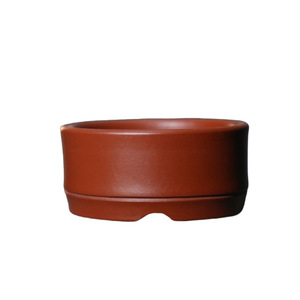 Maceta de Arcilla Zhu Ni Hecha a Mano, Mini Bonsái de Palma, Decoración para Mesa de Té, Maceta Pequeña - Product Image 5