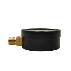 Alta visibilità SPR 6Bar 80Psi cassa in acciaio nero connessione inferiore manometro durevole ad alta visibilità e durata - Product Image 3