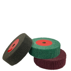 طاحونة مقاعد البدلاء 4 بوصة عجلة تلميع حصى نسج ضيق صعبة عجلة تلميع كبيرة لتجديد نوادي الجولف معدن النحاس - Product Image 3