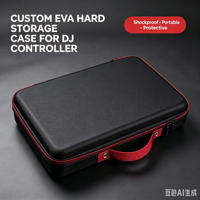 Nouveauté : Étui rigide de protection pour contrôleur DJ, sac de transport antichoc avec mousse et logo personnalisés