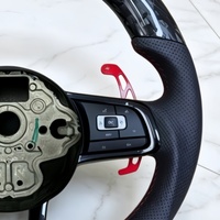 Expédition directe d'usine Volant en fibre de carbone forgé personnalisé pour Volkswagen Golf 6 MK6 GTD GTI R Scirocco Polo Series