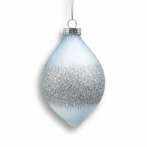 Adorno Navideño de Cristal Soplado a Mano con Forma de Lágrima, Color Personalizado, Decoración Brillante para Árbol de Navidad, Fábrica con Certificación BSCI y SMETA - Product Image 2