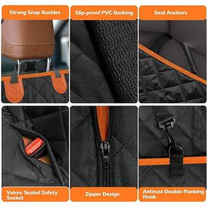 SinSky - Funda Protectora para Asiento de Coche para Perros, Impermeable, Antiarañazos, Antideslizante, Duradera, Suave, para Mascotas - Product Image 2