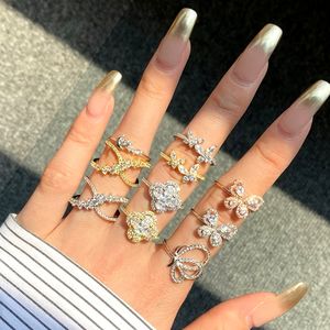 Bagues en pierres précieuses véritables breloques en vrac en argent sterling pour la fabrication de bijoux lote de anillos de plata de ley original 925 set de anillo - Product Image 1