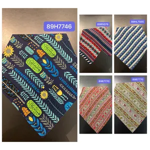 High Quality Ready In Stock Cheap Price Printed Shirt Fabric Dress Textile Fabrics Inventory Clearance