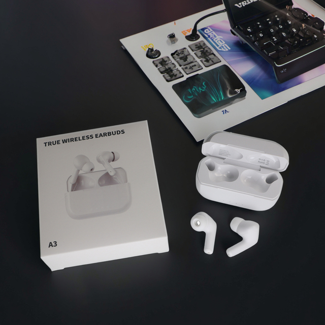 Fone De Ouvido Bluetooth Waterproof LED Light Display Gaming In-ear Wireless Headphones Airbuds Earbuds