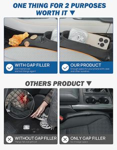 PU Leather Car <strong>Seat</strong> Gap Filler <strong>Storage</strong> Organizer Anti-Drop Car Seam Plugs for Car Side <strong>Seat</strong> - Product Image 5