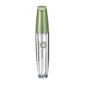Alovey Spray Printing Green Lip Gloss Tubes With Applicator Packaging Custom Color And Logo