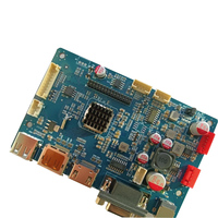 Controlador de pantalla LCD de alto brillo de 32 pulgadas, placa PCBA, comunicación con la placa a través del protocolo RS232