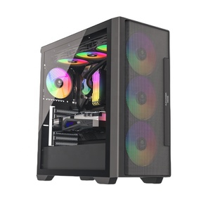 JNP-K02 Vente en gros Nouveau type de boîtier PC Gamer EATX avec panneau frontal en maille Boîtier d'ordinateur Tours pour ordinateur de bureau de jeu <span class=keywords><strong>Châssis</strong></span> de jeu - Product Image 3