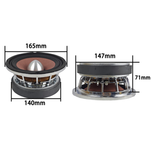 Audio estéreo para coche OEM de alta calidad, altavoces estéreo para coche de 8 pulgadas, <span class=keywords><strong>Tweeter</strong></span> magnético de rango medio, bocina de sonido de rango medio de audio para coche PRO - Product Image 6