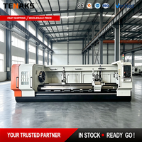 Tour horizontal GSK QK1340 haute rigidité et robuste pour le secteur pétrolier, pour le filetage de tubes de puits et de tuyaux de grand diamètre, PENG CNC