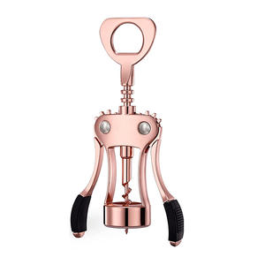 Ouvre-bouteille en métal multifonction avec tire-bouchon en acier inoxydable et aluminium Matériau bois Caractéristiques Logo - Product Image 4