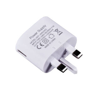 Adaptateur de <span class=keywords><strong>chargeur</strong></span> mural USB 3 broches, <span class=keywords><strong>chargeur</strong></span> de téléphone de voyage USB simple <span class=keywords><strong>5V</strong></span> <span class=keywords><strong>1A</strong></span> pour téléphone, prise pliable UK - Product Image 4